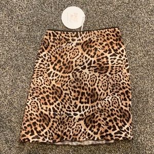 Princess polly leopard mini skirt